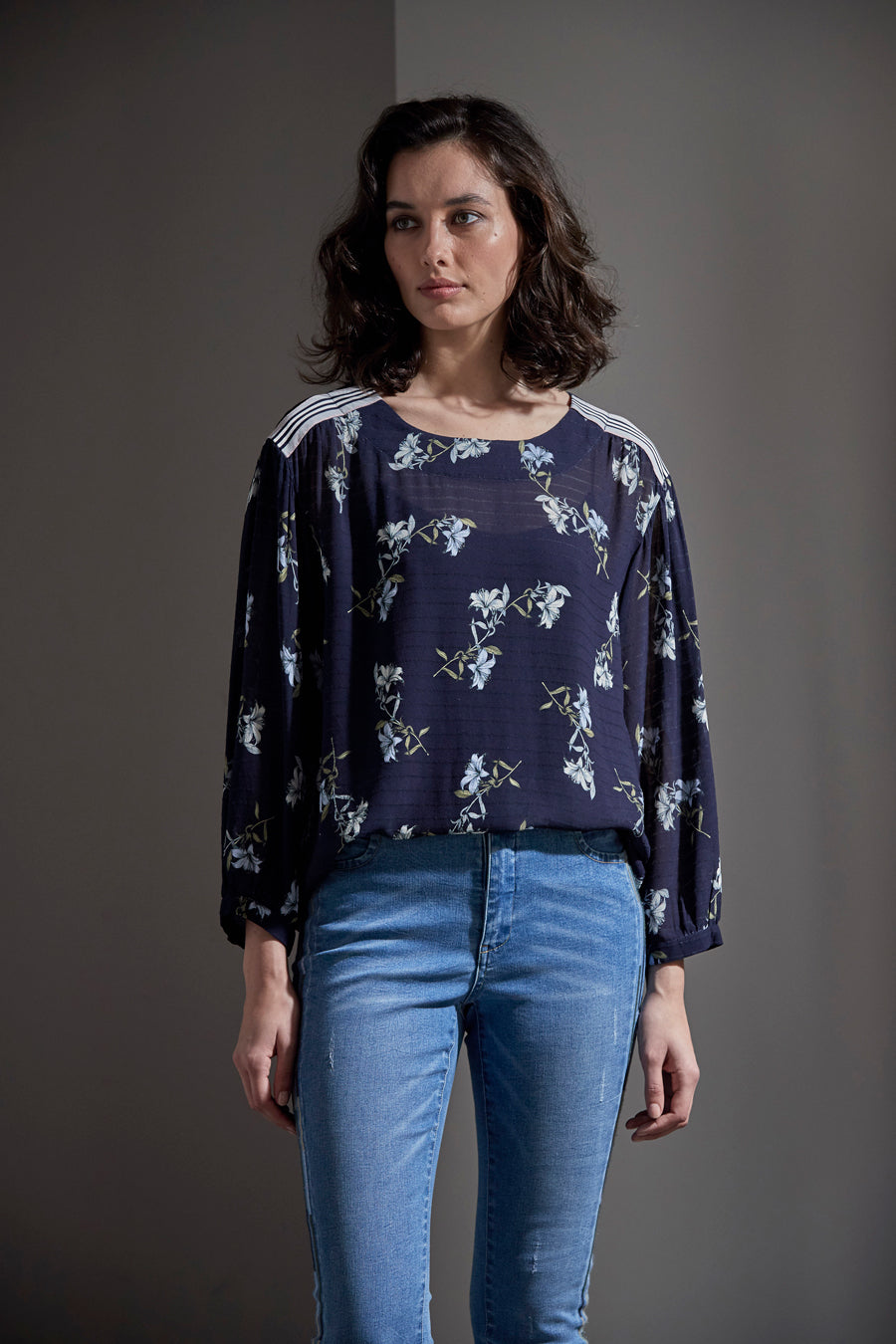Cedar Lily Top - Ink – Lania The Label